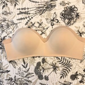 Lively beige strapless bra